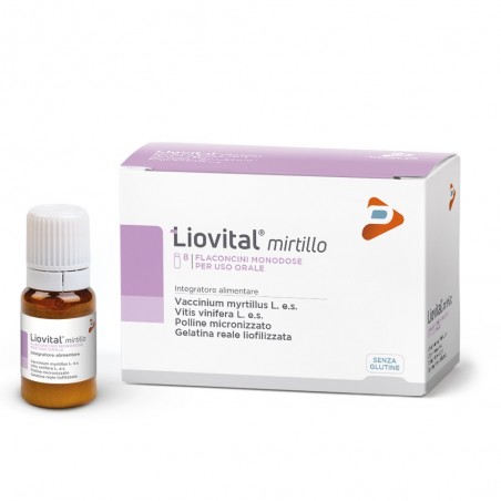 Pharma Line Liovital Mirtillo 8 Flaconcini 10 Ml