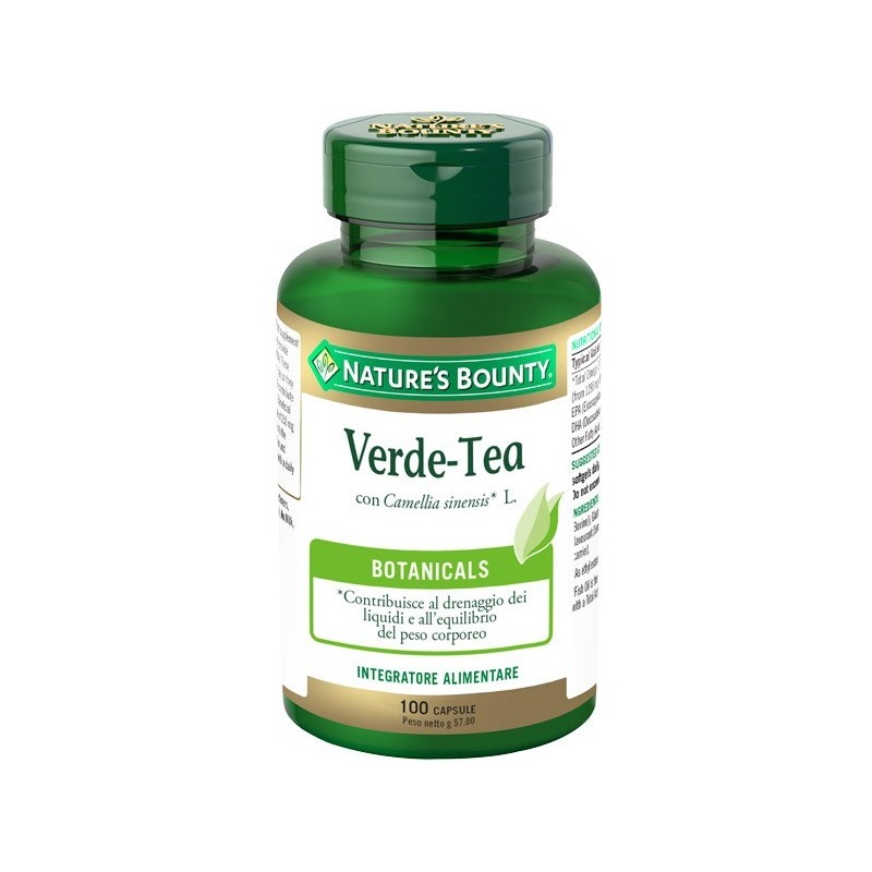 Nature's Bounty Verde-tea 100 Capsule