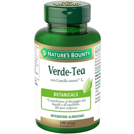 Nature's Bounty Verde-tea 100 Capsule