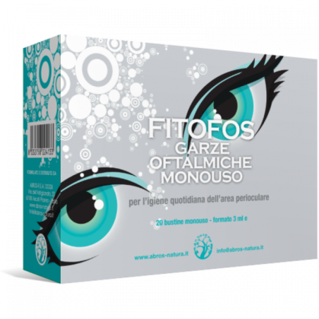 Abros Salviettine Oculari Fitofos 20 Pezzi