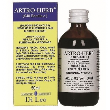 Laboratorio Erboristico Di Leo Artro-herb Composto S 40 Betulla 50 Ml