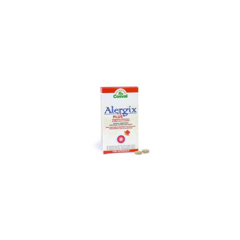 Cosval Alergix Plus 20 Tavolette 650 Mg