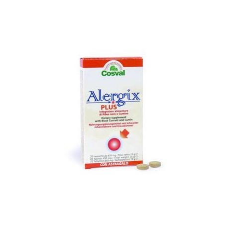 Cosval Alergix Plus 20 Tavolette 650 Mg