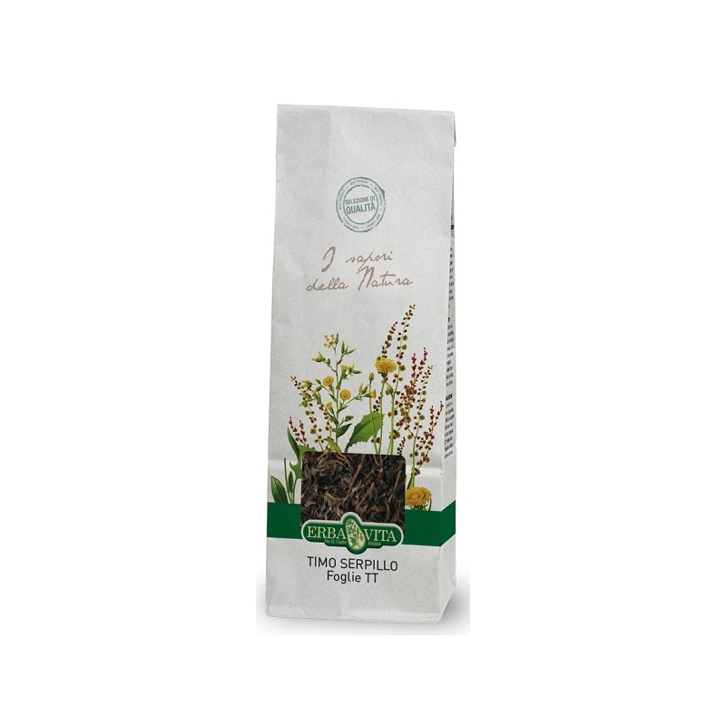 Erba Vita Group Timo Serpillo Taglio Tisana Foglie 100 G