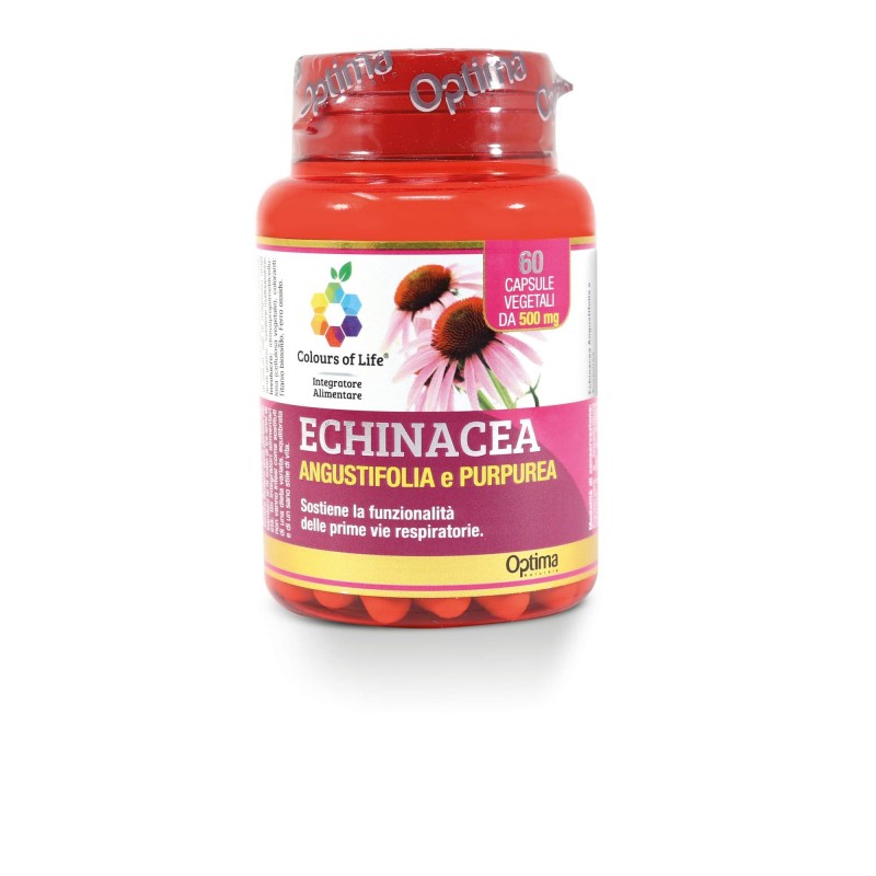 Optima Naturals Colours Of Life Echinacea 60 Capsule Vegetali 500 Mg