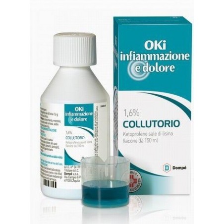 Oki Infiammazione e Dolore Colluttorio 1,6% Ketoprofene 150 ml - Farmasole