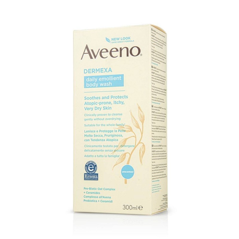 Johnson & Johnson Aveeno Dermexa Bagno Doccia 300 Ml