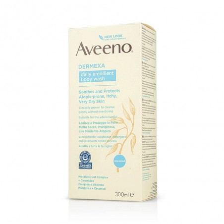 Johnson & Johnson Aveeno Dermexa Bagno Doccia 300 Ml