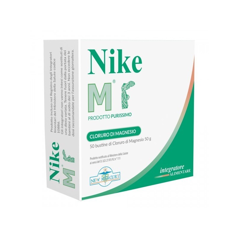 New Mercury Nike M Cloruro Magnesio 50 Bustine 50 G