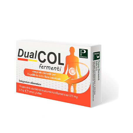 Piemme Pharmatech Italia Dualcol Fermenti 10 Capsule