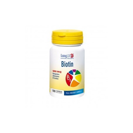 Longlife Biotin 900 Mcg 100 Compresse