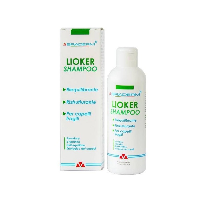 Lioker Shampoo 200 Ml Braderm