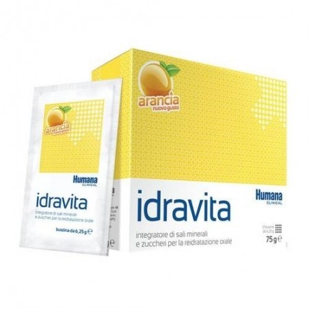 Humana Italia Idravita Gusto Arancia 12 Bustine Da 6,25 G