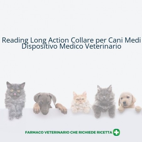 Virbac S. A. Reading Long Action 4.5g Collare Antiparassitario Per Cani Di Piccola E Media Taglia 6.3g Collare Antiparassitario 