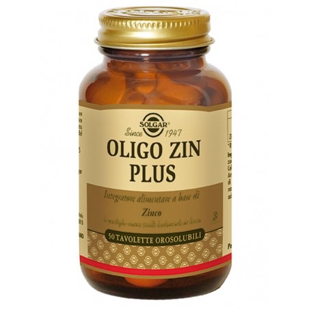 Solgar It. Multinutrient Oligo Zinco Plus 50 Tavolette Masticabili