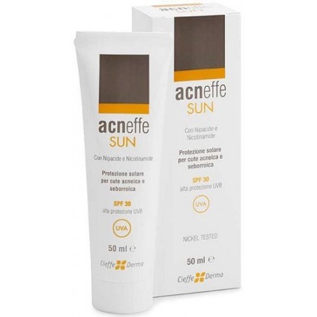 Cieffe Derma Acneffe Sun Spf 30 Alta Protezione Uvb Per Cute Acneica E Seborroica 50 Ml