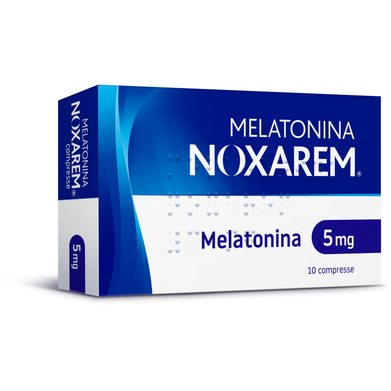 Vemedia Manufacturing B. V. Melatonina Noxarem 3 Mg Compresse Melatonina Noxarem 5 Mg Compresse Melatonina