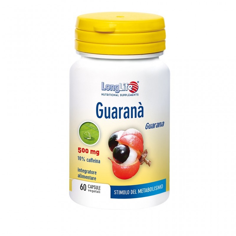 Longlife Guarana' 60 Capsule Vegetali