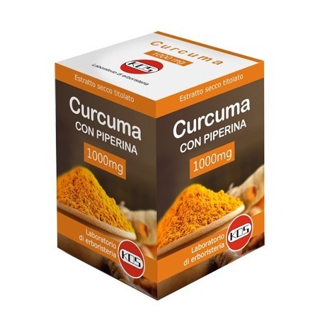 Kos Curcuma Con Piperina 1 G 30 Compresse Ovali