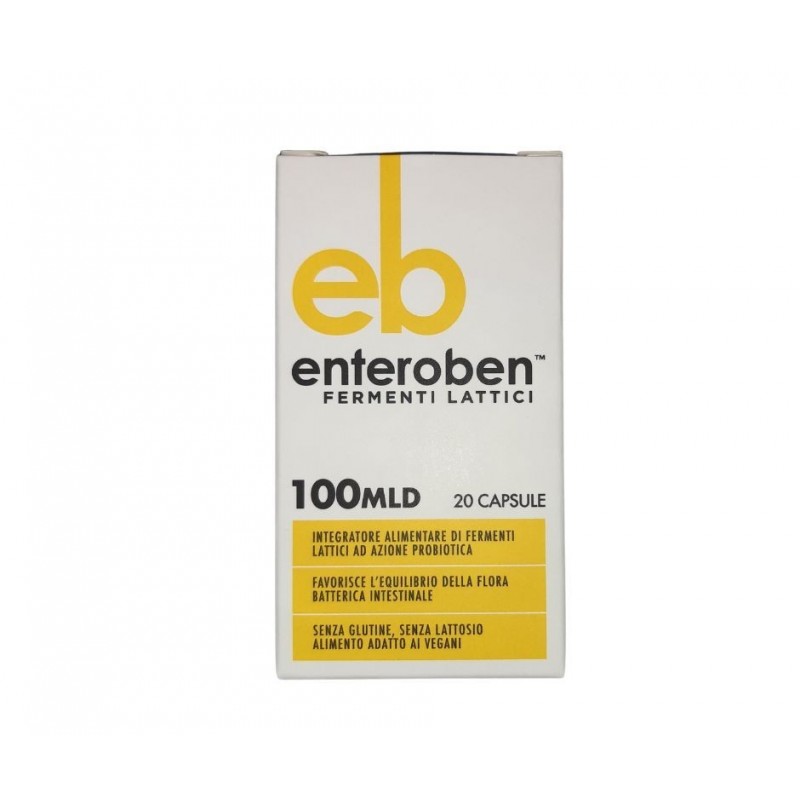 Bioartis Enteroben 100mld 20 Capsule Vegetali