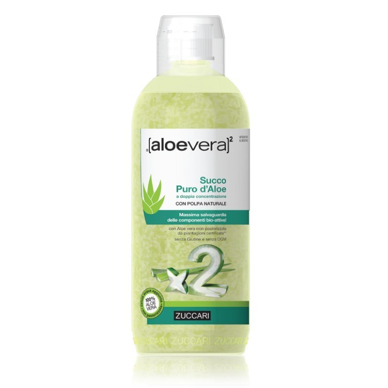 Zuccari Aloevera2 Succo Puro D'aloe A Doppia Concentrazione