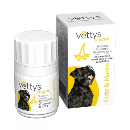 Pharmaidea Vettys Integra Cute&manto Cane 30 Compresse Masticabili