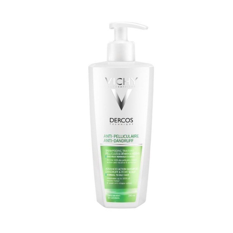 Vichy Dercos Shampo Antiforfora Grassi 390 Ml