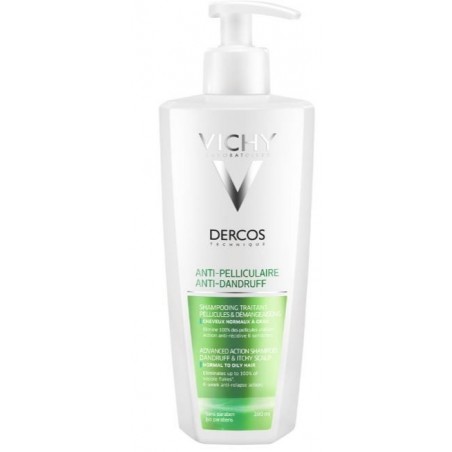 Vichy Dercos Shampo Antiforfora Grassi 390 Ml