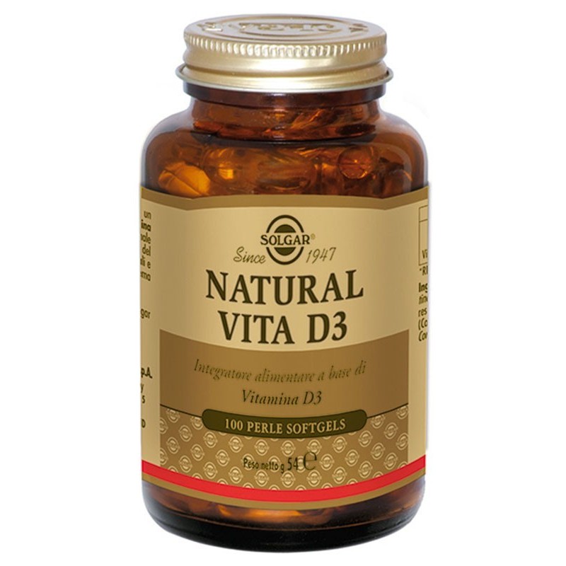 Solgar It. Multinutrient Natural Vita D3 100 Perle