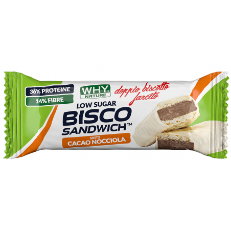 Biovita Whynature Bisco Sandwich Cacao Nocciola 45 G