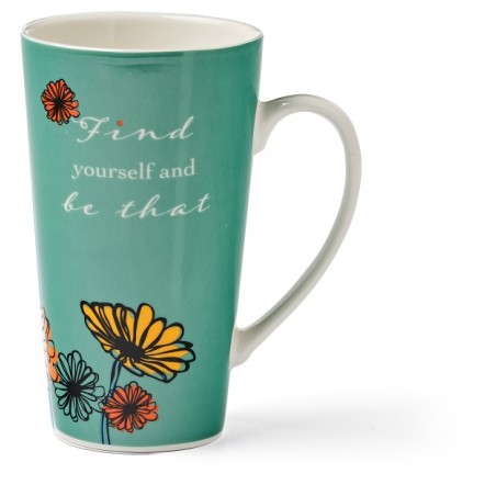 Hp Italia Neavita Mug Alta Winter Flowers Verde Calendula