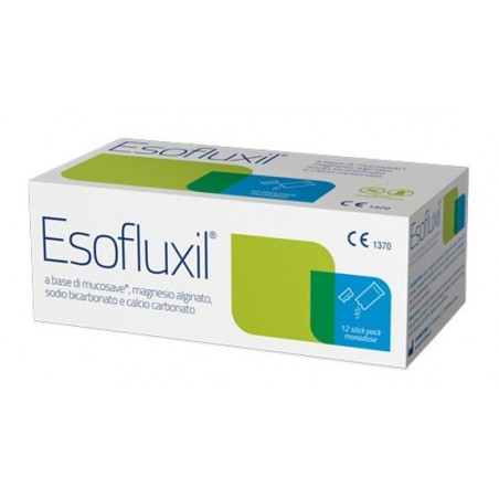 Euronational Esofluxil Trattamento Reflusso Gastrico 12 Stick Pack Monodose Da 15 Ml