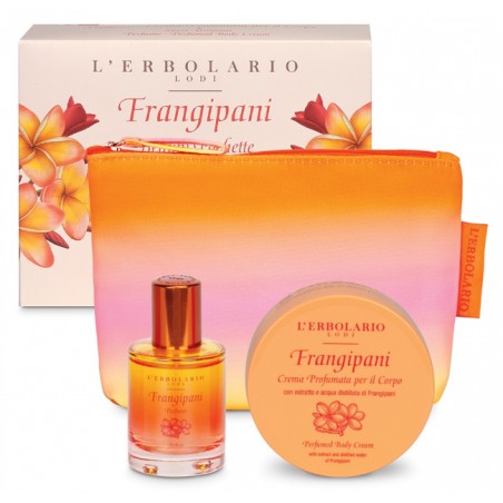 L'erbolario Frangipani Beauty Pochette Dolci Attimi 1 Profumo 30 Ml + 1 Crema Profumata Corpo 75 Ml Edizione Limitata