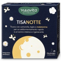 Neavita Pro Tisanotte Tisana per il Sonno con Camomilla, Tiglio e Melatonina 21 Filtri