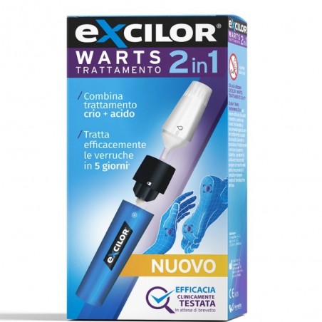 Vemedia Pharma Excilor Warts Trattamento 2 In 1