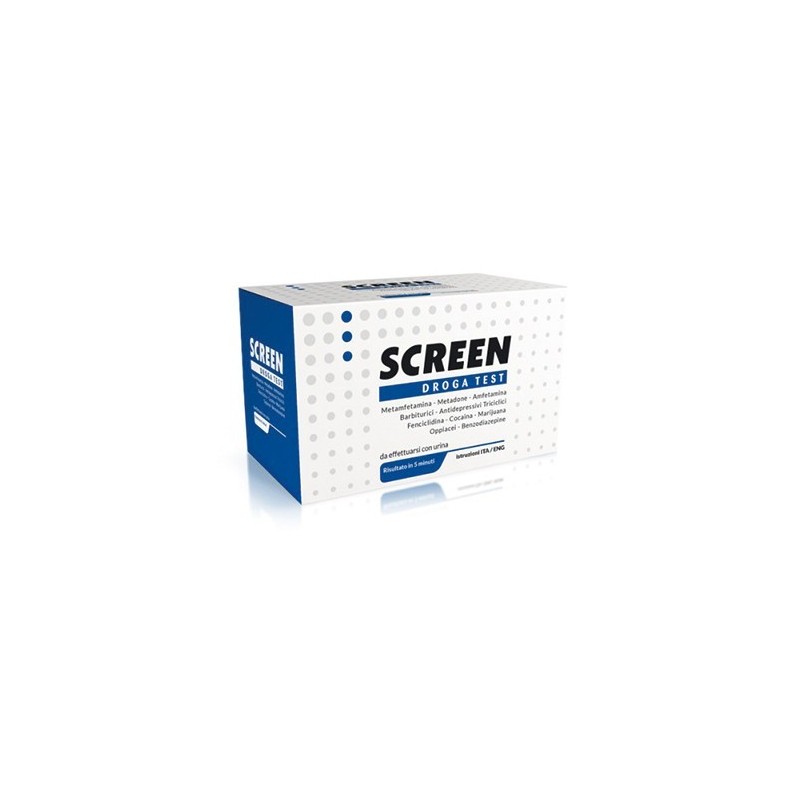 Screen Pharma S Screen Droga Test 10 Droghe Test Antidroga Con Contenitore Urina