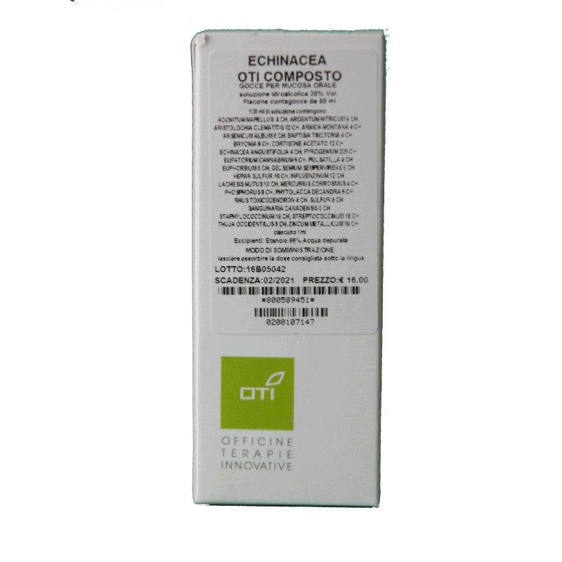 Oti Echinacea Comp Gocce 50 Ml