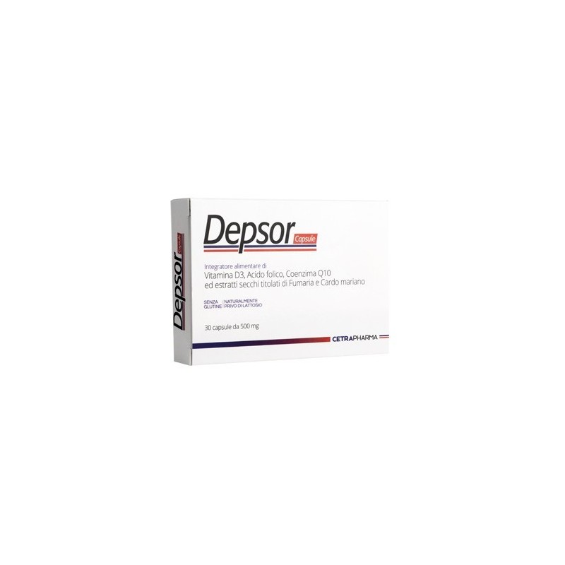 Cetra Pharma Depsor 30 Capsule 500mg