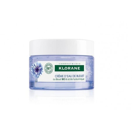 Klorane Gel Crema Risveglio Fresco Fiordaliso Bio Acido Ialuronico 50 Ml