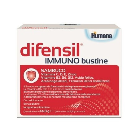 Humana Italia Difensil Immuno Bustine 14 Bustine