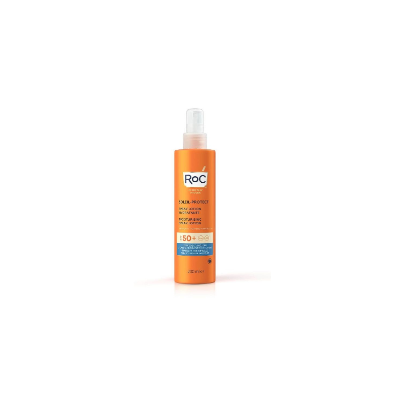 Roc Opco Llc Roc Lozione Spray Solare Corpo Spf 50+ Idratante 200 Ml