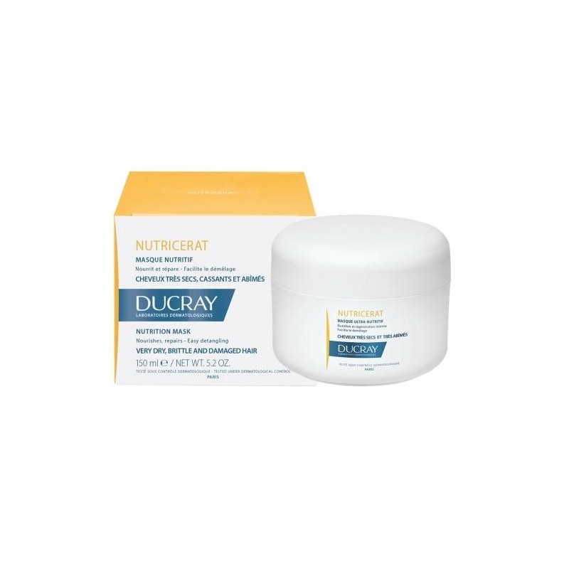 Ducray Nutricerat Maschera Nutritiva Capelli Molto Secchi Fragili E Rovinati 150 Ml