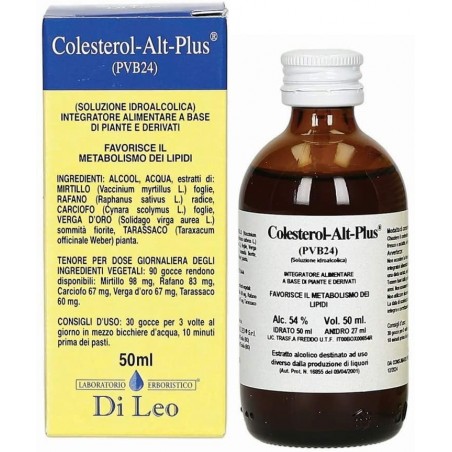 Laboratorio Erboristico Di Leo Colesterol-alt-plus Composto Pvb 24 50 Ml