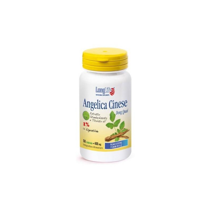 Longlife Angelica Cinese 60 Capsule Vegetali