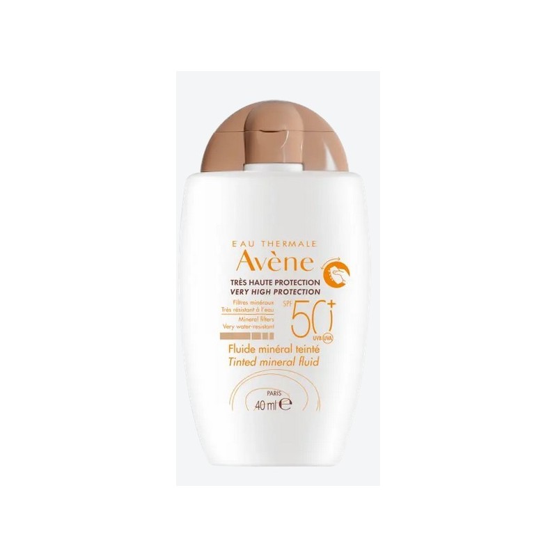 Avene Sol Fluido Minerale Spf50+ Colorato Nuova Formula 40 Ml