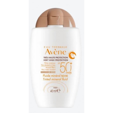 Avene Sol Fluido Minerale Spf50+ Colorato Nuova Formula 40 Ml