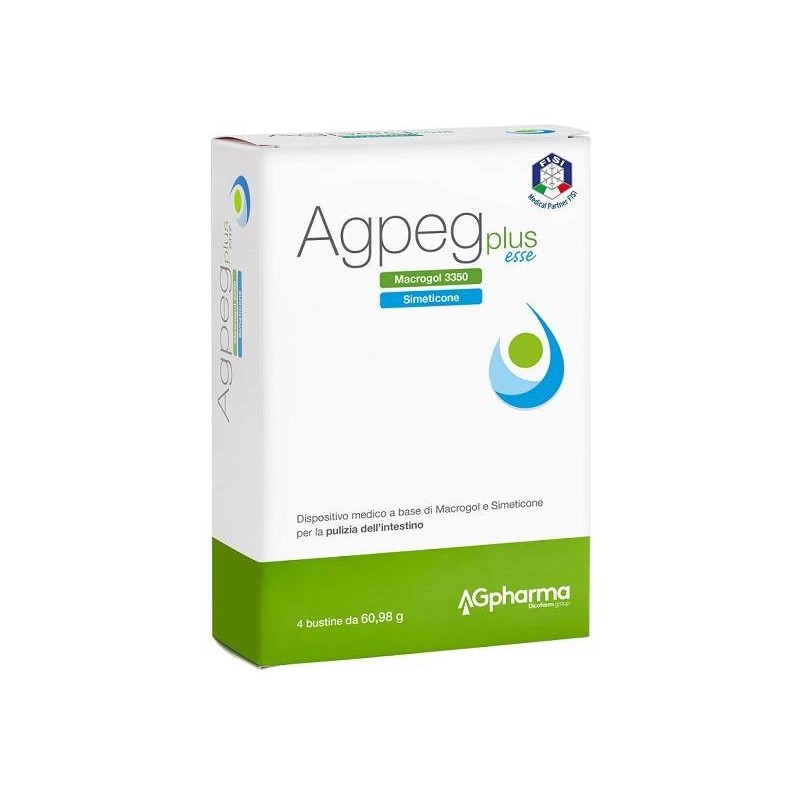 Ag Pharma Agpeg Plus Esse 4 Buste Orosolubili Da 60,98 G