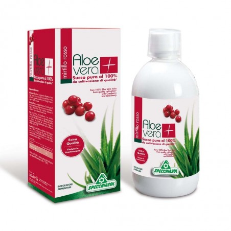 Specchiasol Succo Aloevera+ Aloe/mirtillo Rosso 1 Litro