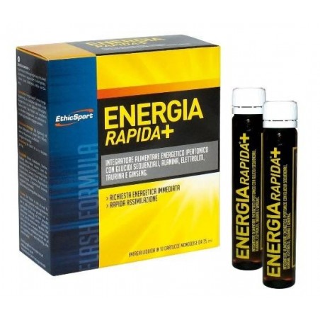 Es Italia Brand Ethicsport Ethicsport Energia Rapida+ 10 Flaconcini 25 Ml