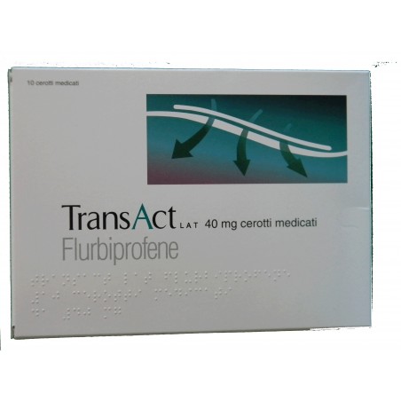 Advanz Pharma Italia Transact Lat 40 Mg Cerotti Medicati Flurbiprofene